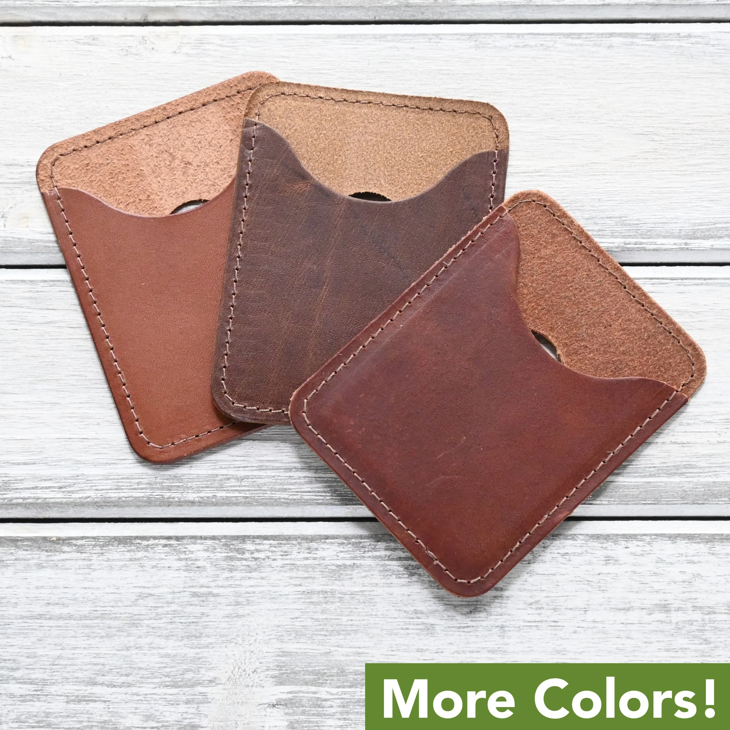 Handmade All Leather Billfold Made in the USA by Stitch & Rivet